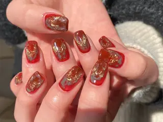 ネイル 草加ニュアンスネイル 🌚hersのネイルデザイン