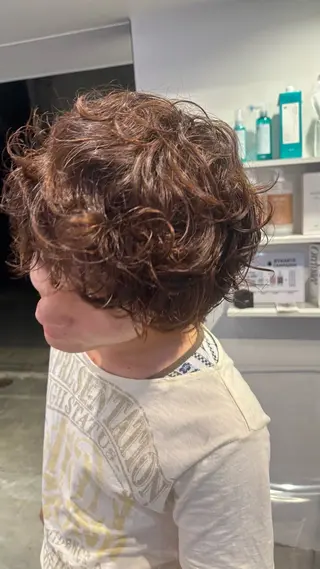 カラー パーマ メンズ ZOEY boyz所属・【zoey】 yuujii　パーマのヘアスタイル