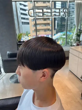 メンズ 毛流れが作れる 縮毛矯正/渡部純生のヘアスタイル