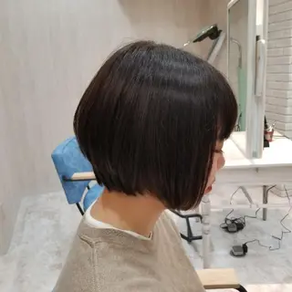 ショート 顔周りレイヤーカット 髪質改善代表西村功平のヘアスタイル