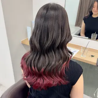 セミロング カラー ブリーチなし/レイヤ ー特化🌈Tommyのヘアスタイル