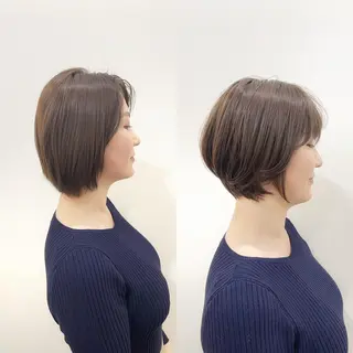 ショート newline銀座所属・👑銀座ショート/ 絶壁補正/金子涼👑のヘアスタイル