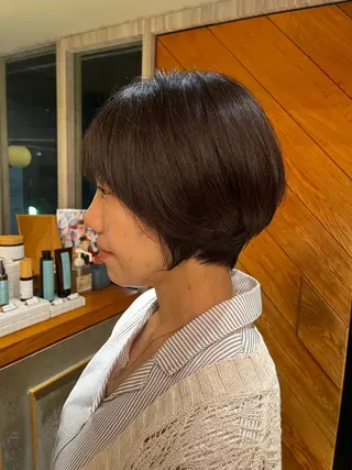 ショート 田内 満里奈のヘアスタイル