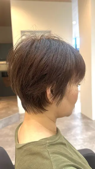 ショート Agu hair muta 大牟田所属・スタイリスト 大山佑将のヘアスタイル