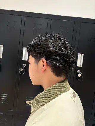 パーマ 大澤 琉聖のヘアスタイル