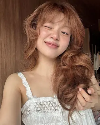 セミロング カラー 似合わせショート/ パーマ‪/表参道のヘアスタイル