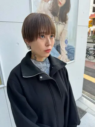 ショート ショート/ボブ 似合わせ/中原のヘアスタイル