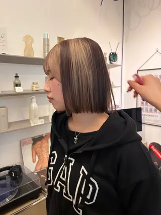 カラー Ravo所属・キラ/ハイトーン/ 天神美容室のヘアスタイル