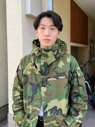 メンズ darts所属・マツダ レンのヘアスタイル