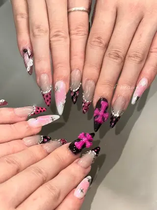 ネイル if Hair＆Nail Salon所属・IKA /海外ネイル /個性派/ワンホンのネイルデザイン