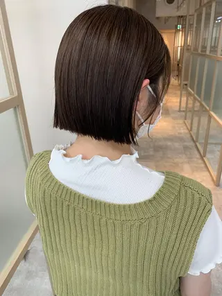 ショート カラー ヘアアレンジ 髪質改善🫧美髪矯正 🤍Yuiのヘアスタイル