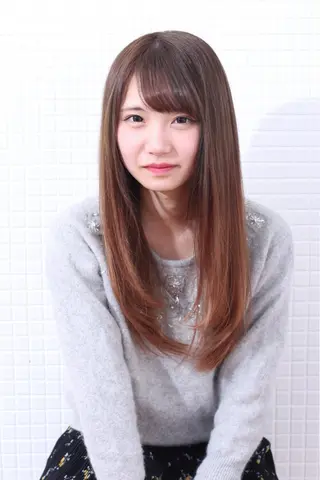 ロング 艶髪酸性縮毛🥇 ディレクター土手内徹のヘアスタイル