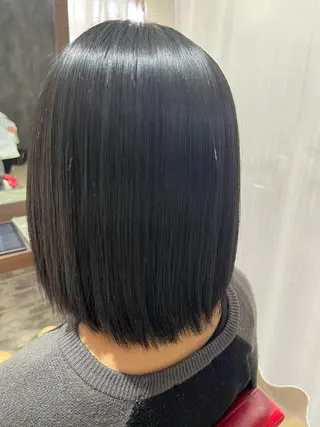 ショート パーマ 芝田 明友香のヘアスタイル