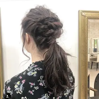 ヘアアレンジ 透明感カラー💖 Stylist佐藤澪のマツエク・マツパデザイン