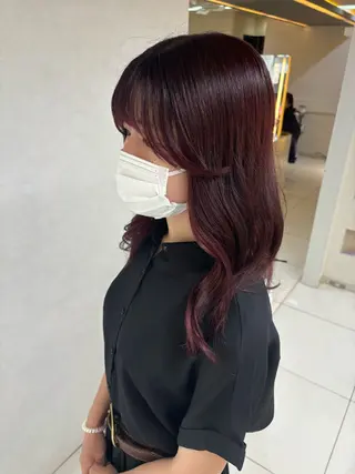 ロング Iris by artina 武蔵小杉店【イリス バイ アルティナ】所属・🎼レイヤー/顔周り カット/nene♬のヘアスタイル