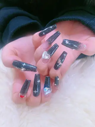 ロング 💜MIYA nail川崎店のネイルデザイン