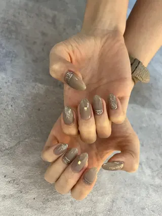 ネイル Ray. ちゅるん系ニュアンスのネイルデザイン