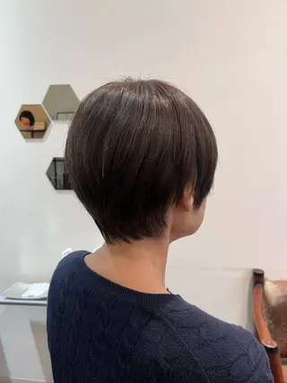 ショート かねこ けんせいのヘアスタイル