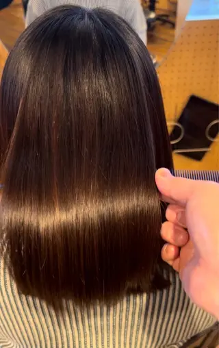 ミディアム カラー パーマ 【美髪とカット】 AKIFUMIのヘアスタイル