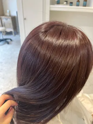 ロング カラー ナルセナツキ 👾ハイトーンのヘアスタイル