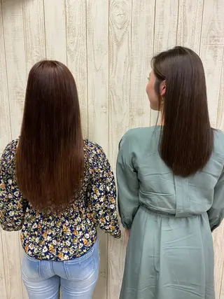 ロング カラー 大栗 佑也  髪質改善のヘアスタイル