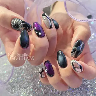 ネイル Nail Studio GOTHAM所属・高円寺駅からすぐ🌈 ネイルGOTHAMのネイルデザイン