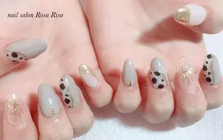 セミロング ネイル ネイルスタジオ シェイクユアハンズのネイルデザイン