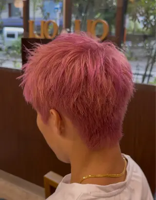 メンズ メンズカット/透明感 カラー/河端悠花のヘアスタイル