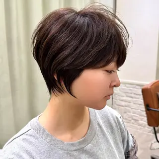 ショート カラー 銀座/ショート特化/ 似合わせカット/といのヘアスタイル