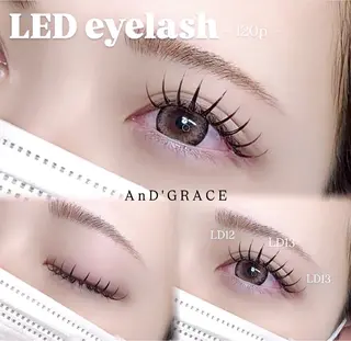 マツエク・マツパ アンドグレース・ブロウ長浜店所属・AnD'GRACE 滝本のマツエク・マツパデザイン