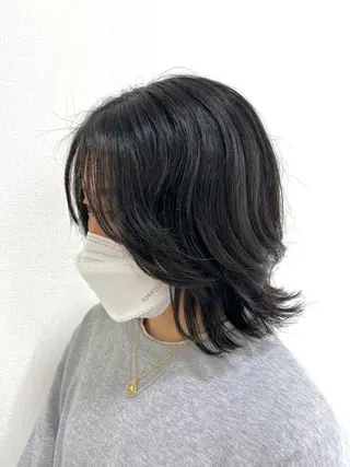 ミディアム 二宮 光広のヘアスタイル