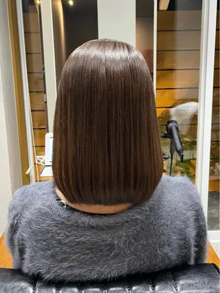ミディアム カラー 宮川 結妃のヘアスタイル