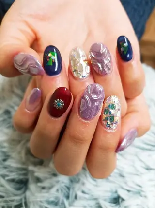 ネイル 河野ちえ (雑誌掲載サロン)のネイルデザイン