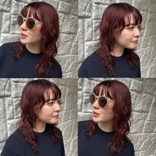 ミディアム カラー カジュアルを女っぽく 𝗮𝘆𝗮𝗰𝗼のヘアスタイル