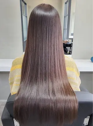 ロング カラー 顔周りカット/ 髪質改善/kazuのヘアスタイル