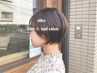 ショート カラー パーマ ヘアアレンジ sōko   Hair&Nail Salon所属・🫧一気にあか抜け 🫧mayuのヘアスタイル