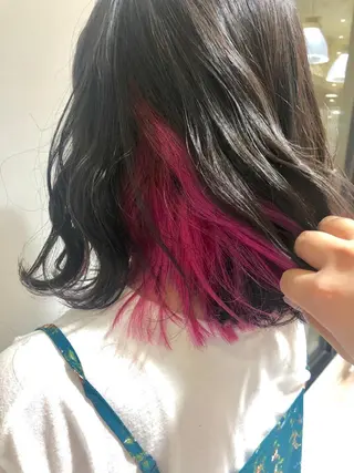 ミディアム カラー COMOREVI hair salon所属・KANA🌿透明感/ レイヤーcut🌿のヘアスタイル