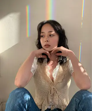 ミディアム カラー パーマ 【takk】 ナカヤママサヨシのヘアスタイル