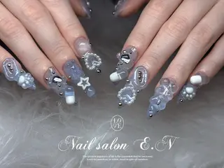 ネイル E.N🦋 長さ出し/持ち込みのネイルデザイン