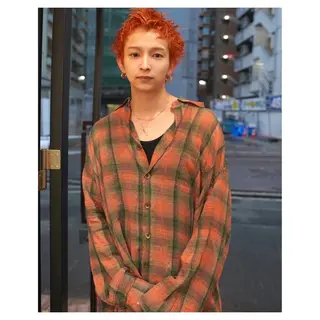 ショート カラー メンズ キタダ ヒロキのヘアスタイル