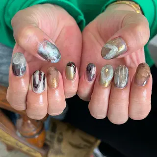 ネイル Trico Antique所属・岩本 杏のネイルデザイン