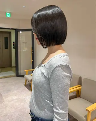 ショート 🍀似合わせカット /艶々カラー🫧八木のヘアスタイル