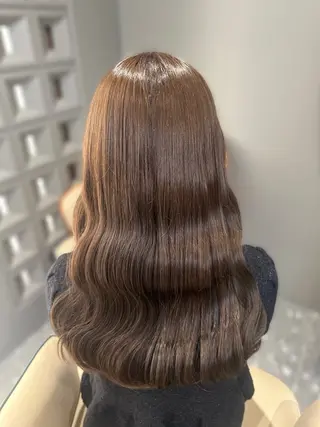 ロング カラー 🎀ちゃんりお🎀 /ブラウン/透明感のヘアスタイル