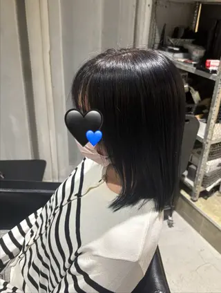 ミディアム カラー inc新小岩 Rionのヘアスタイル