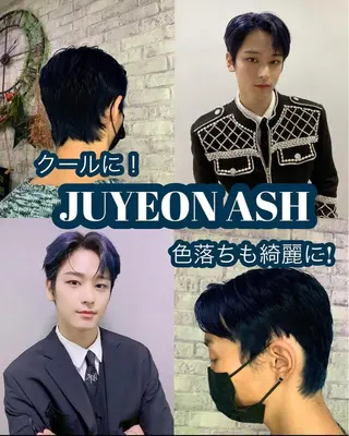 ショート カラー メンズ LIBERTE所属・韓国ヘア🌈加藤 瑠華のヘアスタイル