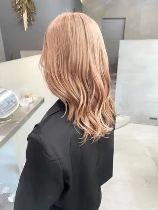 セミロング カラー qulim所属・前橋 姫奈のヘアスタイル