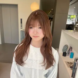 ロング カラー ブリーチ/レイヤー 🌻Mutsumiのヘアスタイル