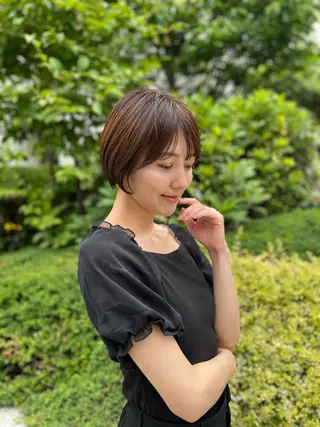 ショート 新井 翼/銀座 メンズ◎ショート女子のヘアスタイル