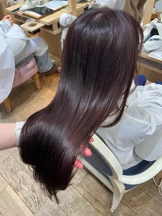 セミロング カラー 暖色カラー/似合わせ カット/名古屋/辻のヘアスタイル