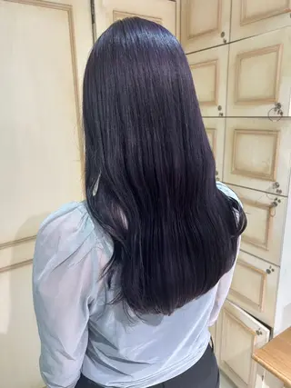 ロング カラー ハイトーンカラー 🤍🫧 長井 律のヘアスタイル